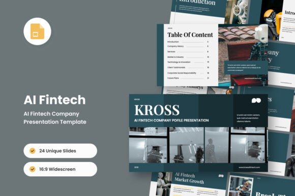 AI Fintech - Slides Pitch Presentation: A Modern Tool for Innovation-Driven Financial Communication