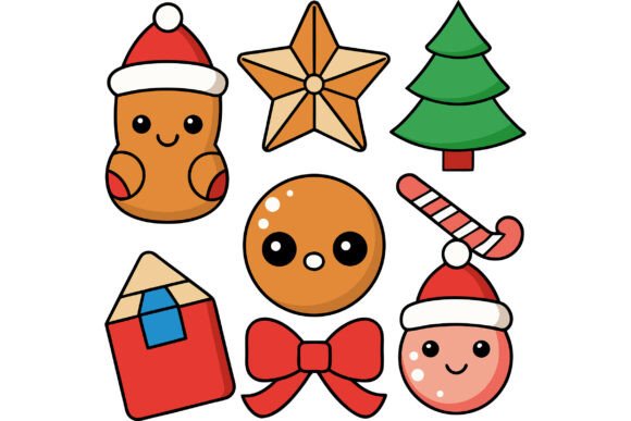 Christmas Colorful Doodle Elements: A Festive Design Treasure