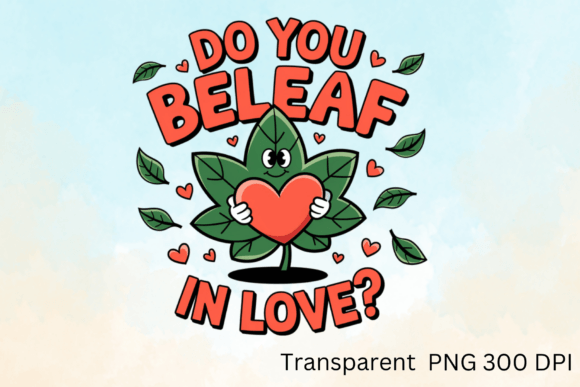 Do You Beleaf in Love Sublimation