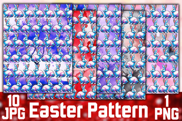Easter Seamless Pattern Digital Paper