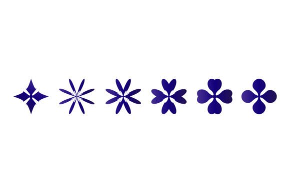 Elevate Your Design Projects with a Set of Abstract Geometric Shape Swirls