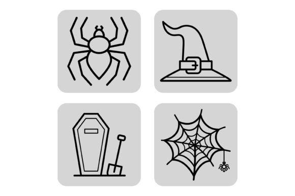 Halloween Icons Collection: Elevating Design with Eerie Visuals