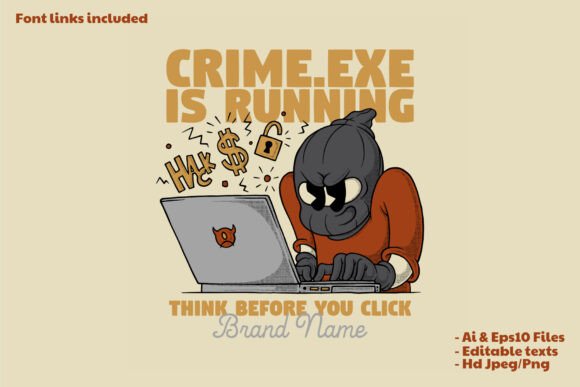 Retro Hacker Mascot: Boost Brand Identity with Nostalgic Design