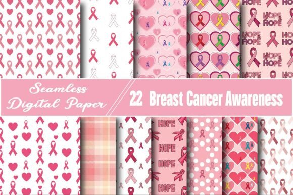 Unlock Creativity with Breast Cancer Awareness Digital Papers